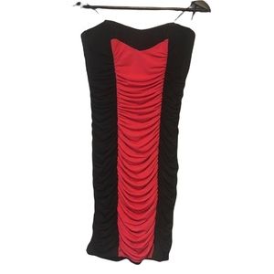 Body con Dress Black & pink small